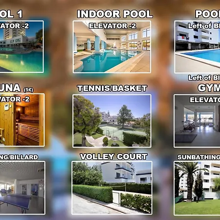 Lägenhet Premium Sea View Flat - 3 Pools, Jacuzzi & Bar Albufeira