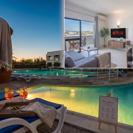 Lägenhet Premium Sea View Flat - 3 Pools, Jacuzzi & Bar *